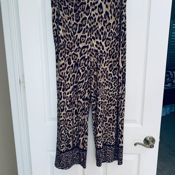 ANIMAL PRINT PANTS Fabric similar to raveler’s Line of Another Manufacturer Sz S - Picture 5 of 5